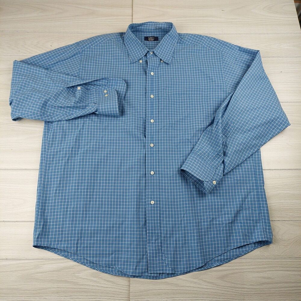 Brooks Brothers Sport Shirt Mens‎ Large Button Down Long Sleeve Gingham Check